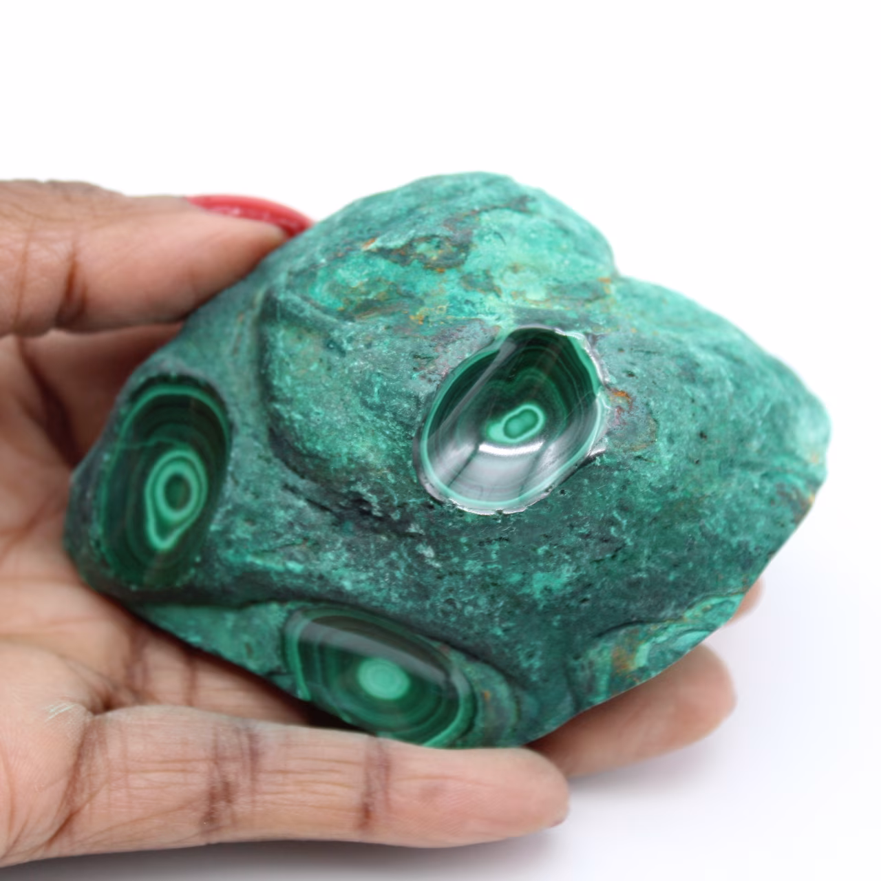 Pietra semilucida malachite