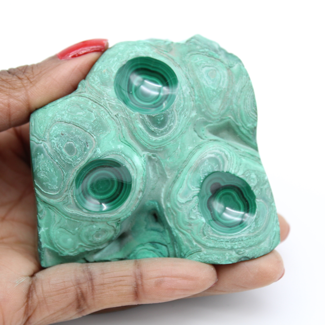 Pietra ornamentale in malachite