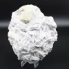 Cristalli di calcite gialla su barite bianca - 0