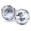 Geode intero di agata di cocco - 0