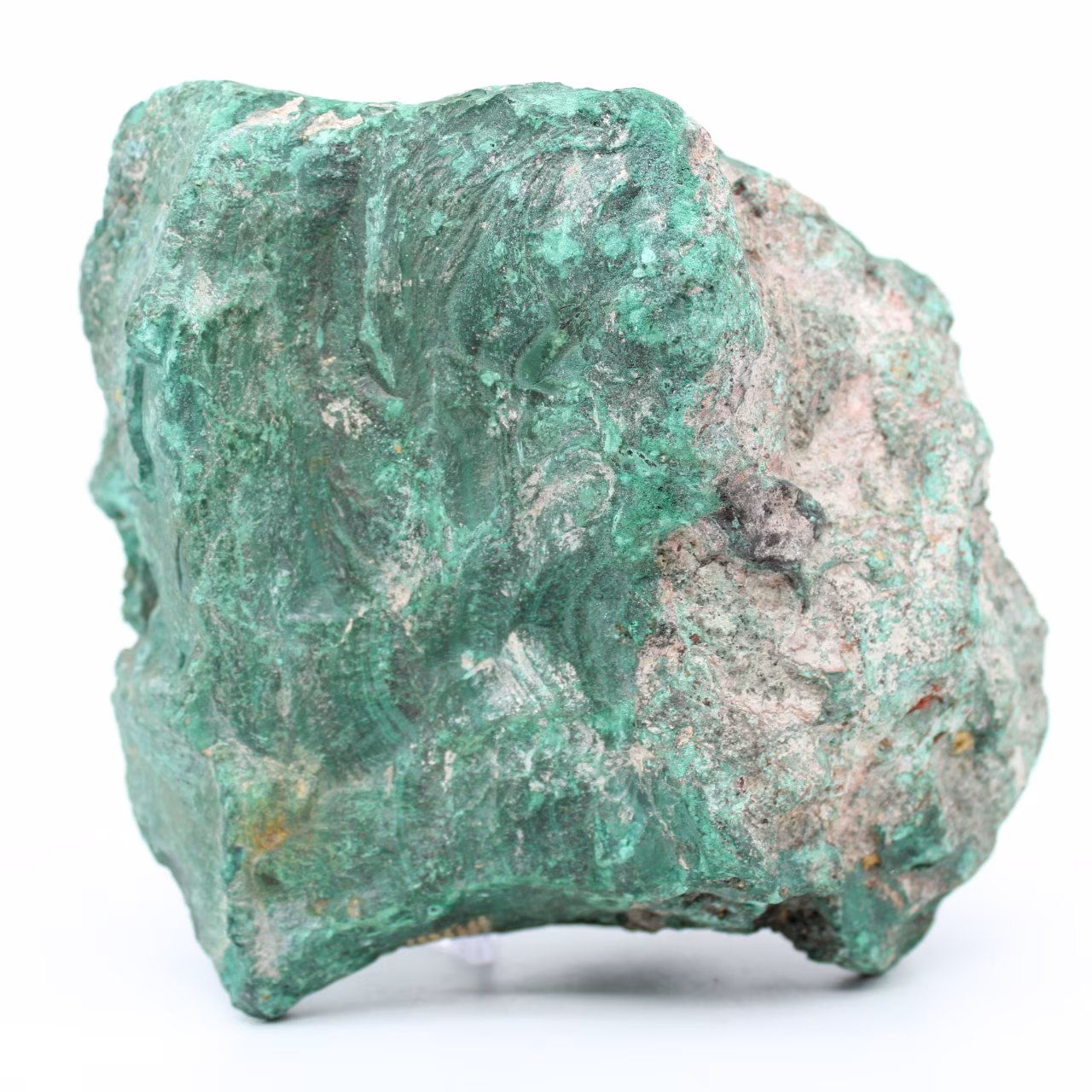 Blocco di malachite grezzo
