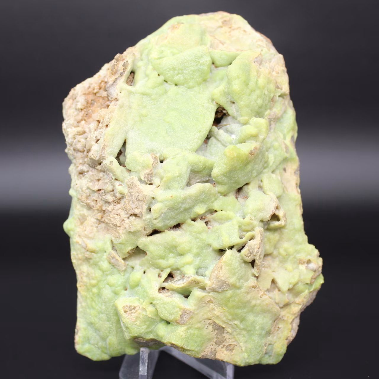Piromorfite verde in lastra