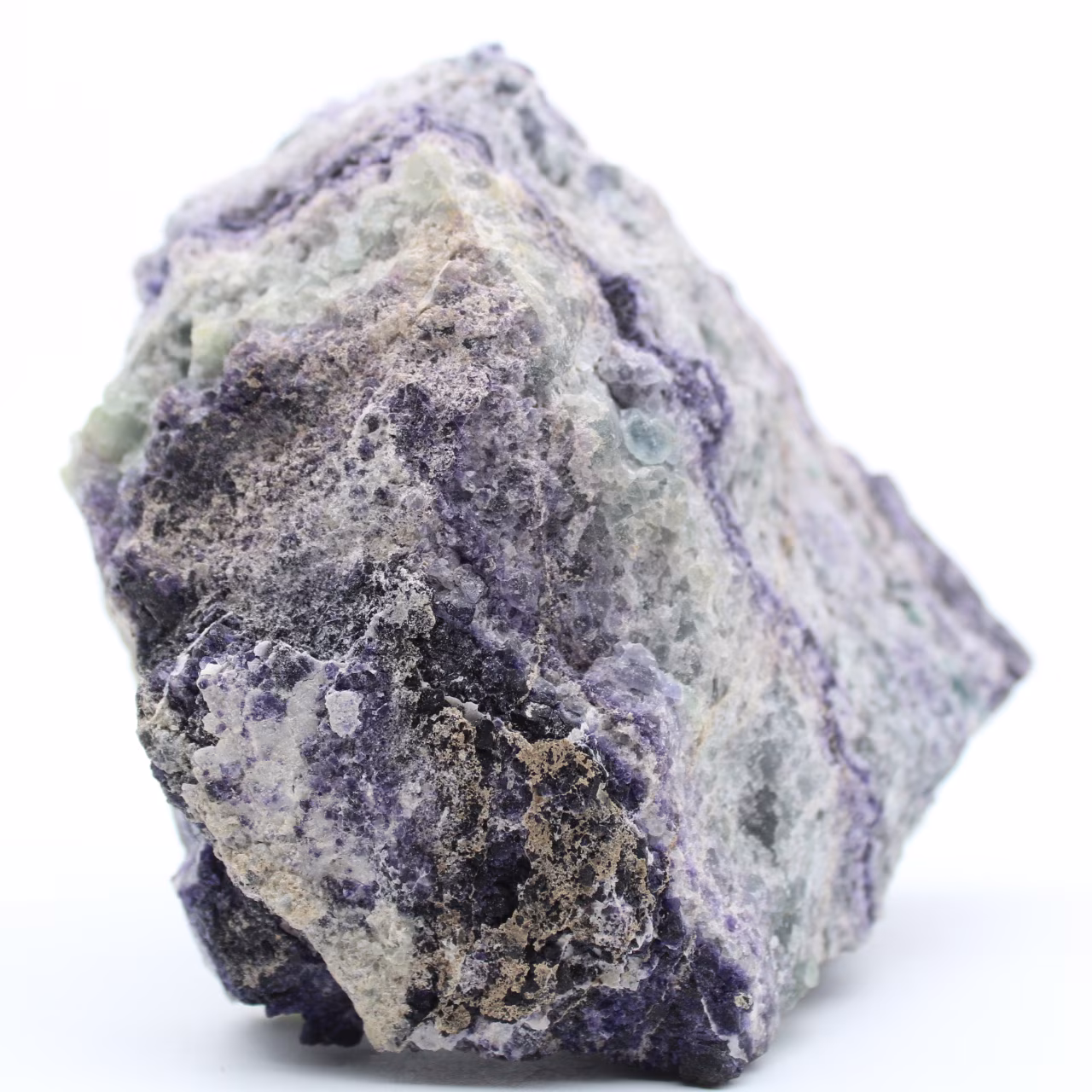 Massiccia fluorite verde viola