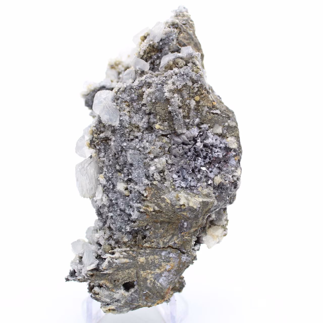 Blocco di cerusite galena e barite