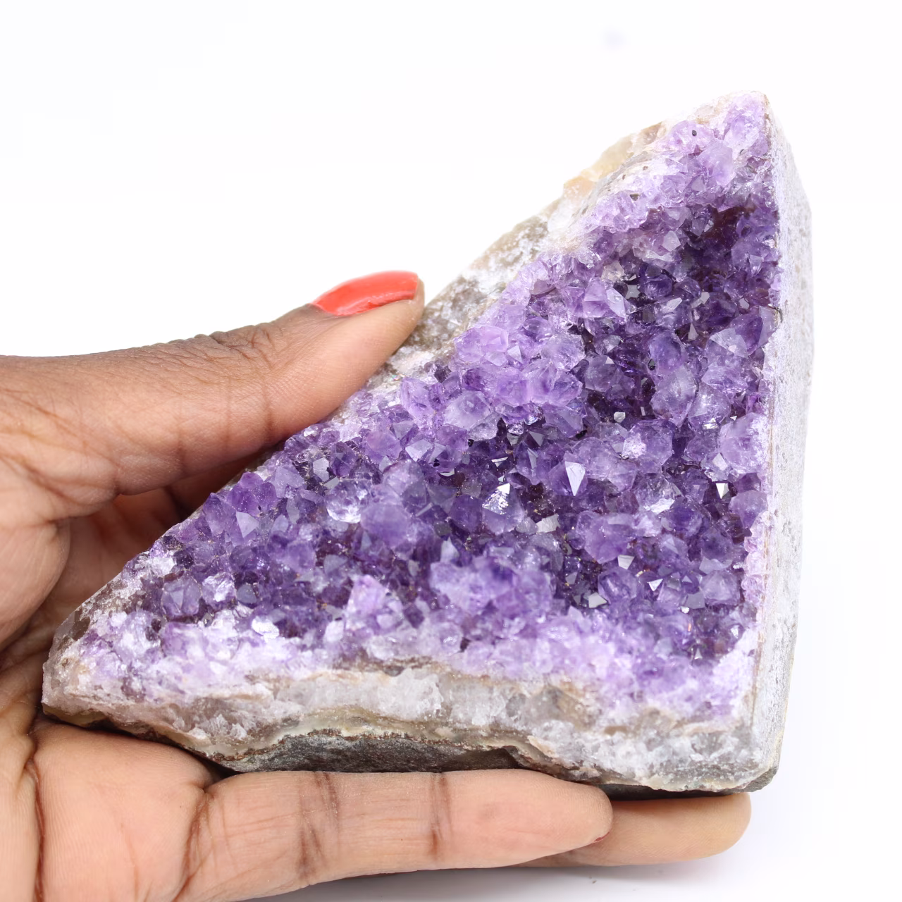 Uruguayische Amethystkristalle