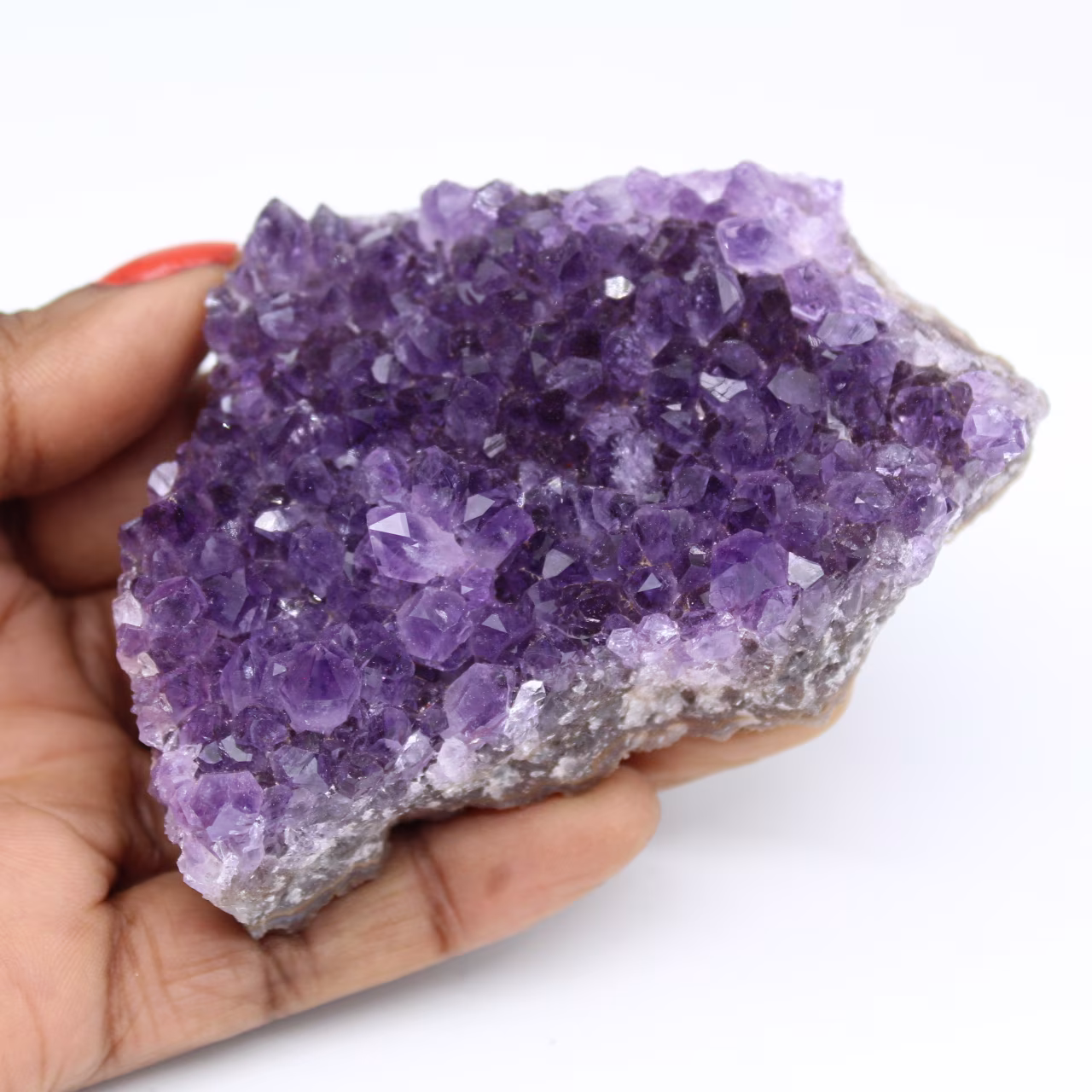 Natürliche Amethyst-Druse
