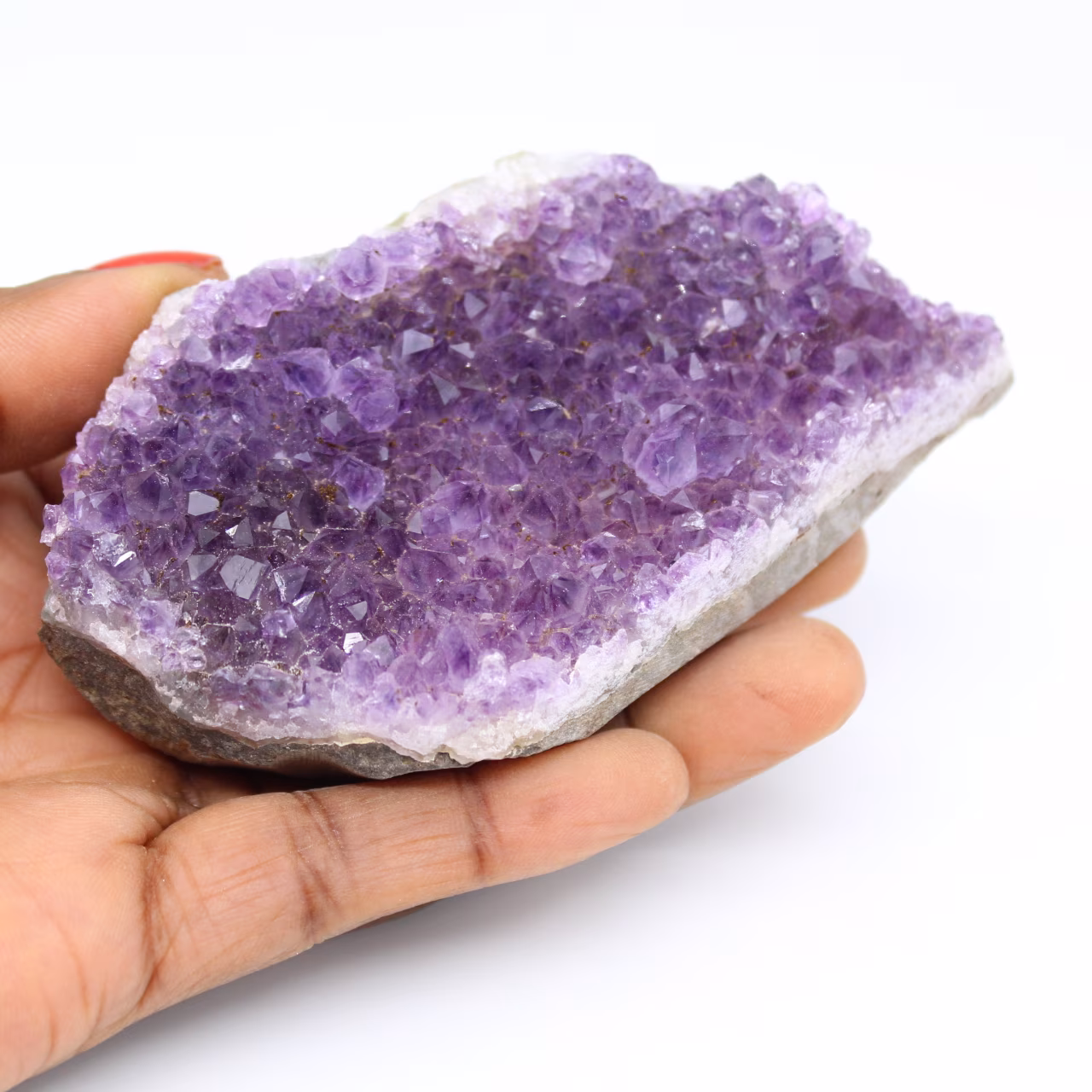 Natürliche Kristallisation von Amethyst