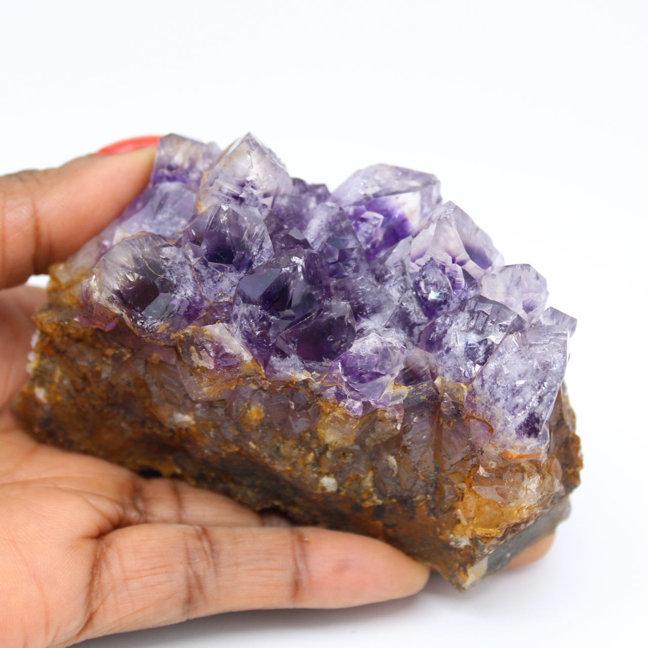 Natürlicher kristallisierter Amethyst