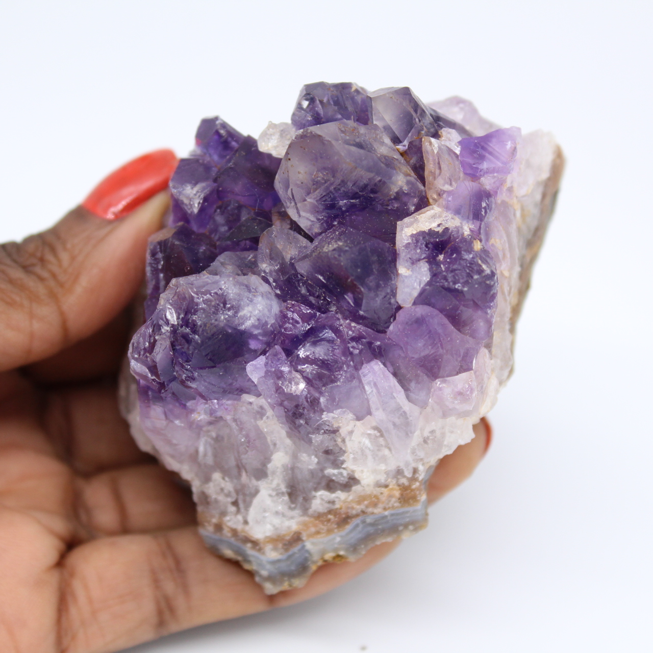Uruguayische Amethyststein-Druse