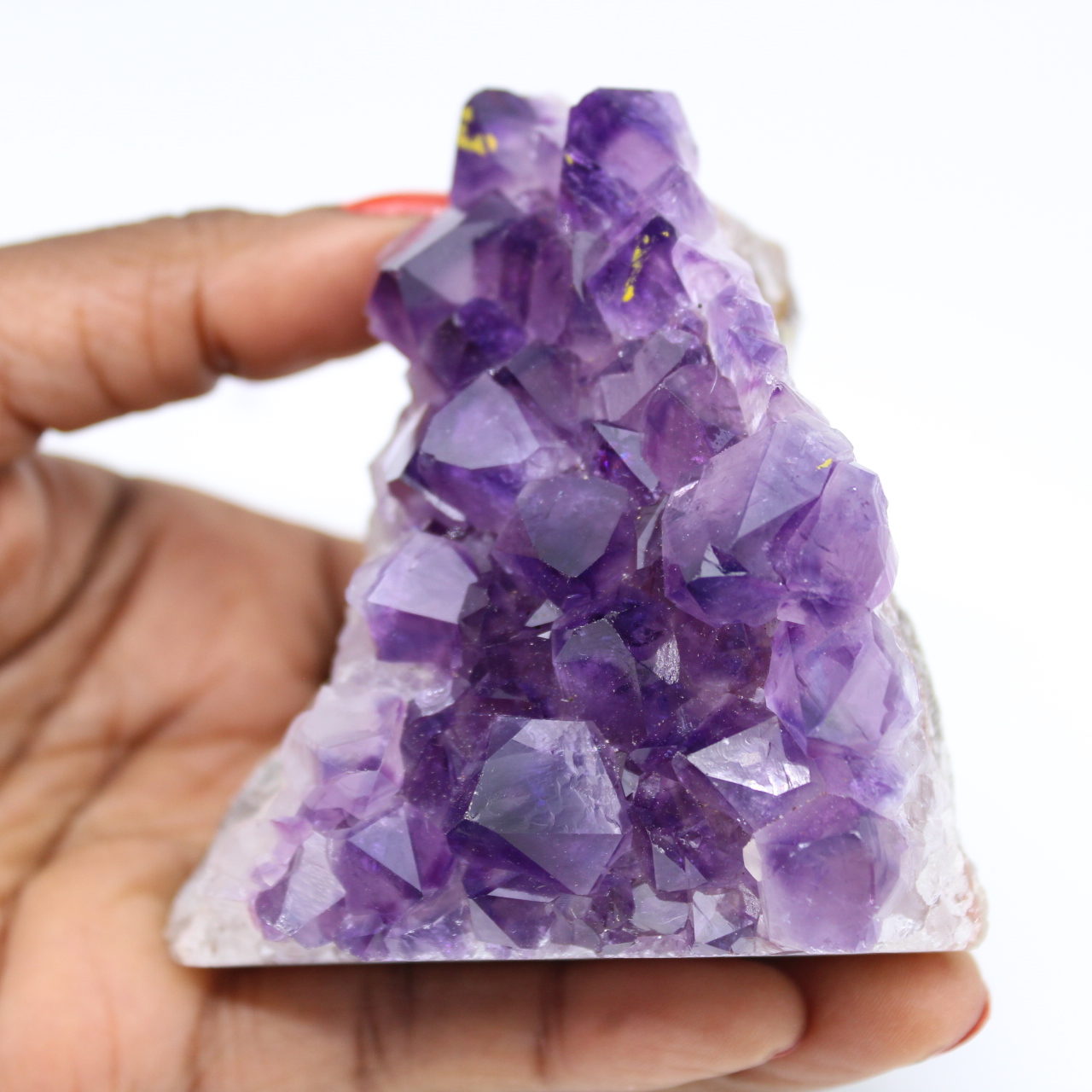 Uruguayische Amethystkristalle