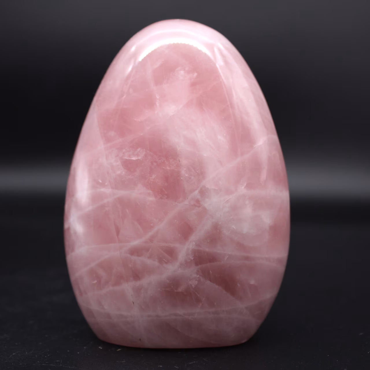 Quarzo rosa naturale lucido