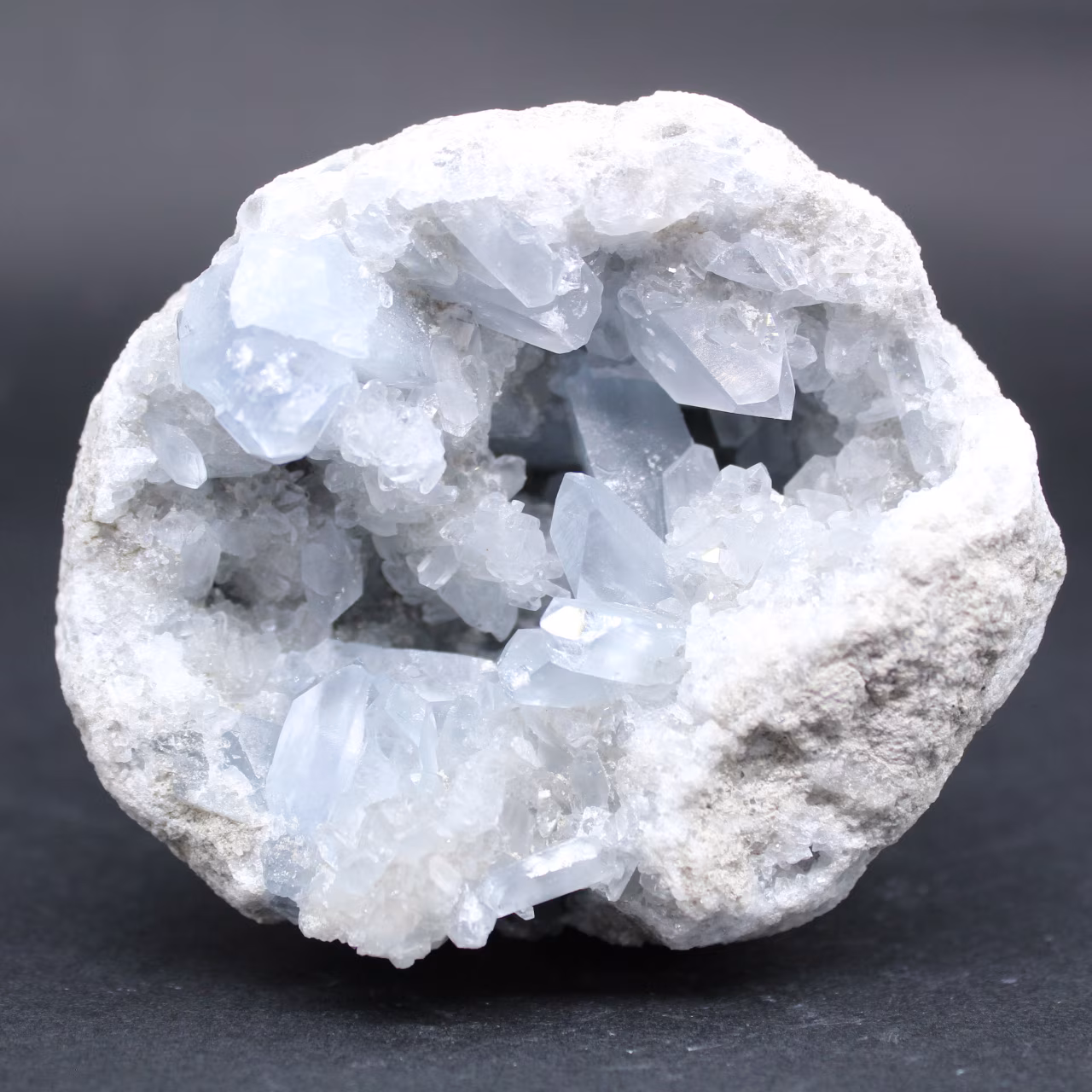 Collezione celestite naturale