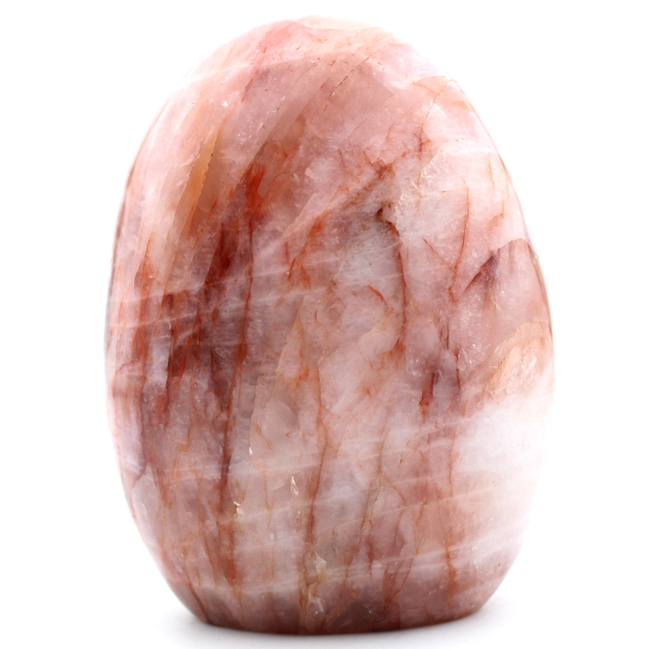 Pietra di quarzo ematoide lucidata