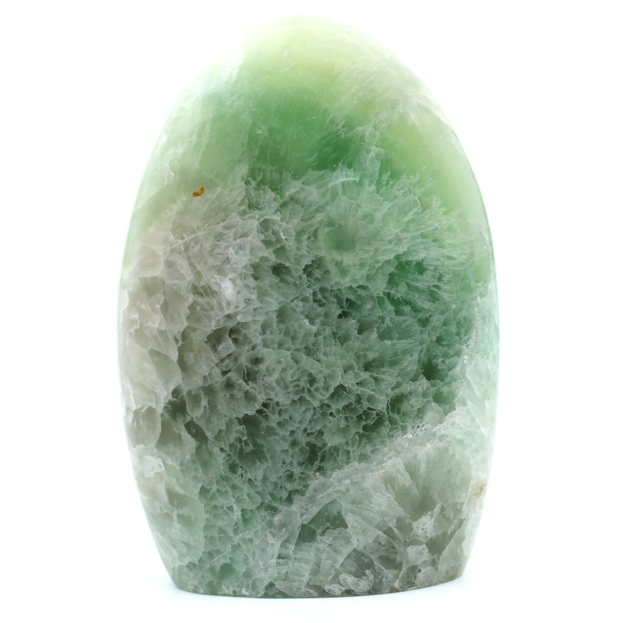 Forma libera di fluorite verde