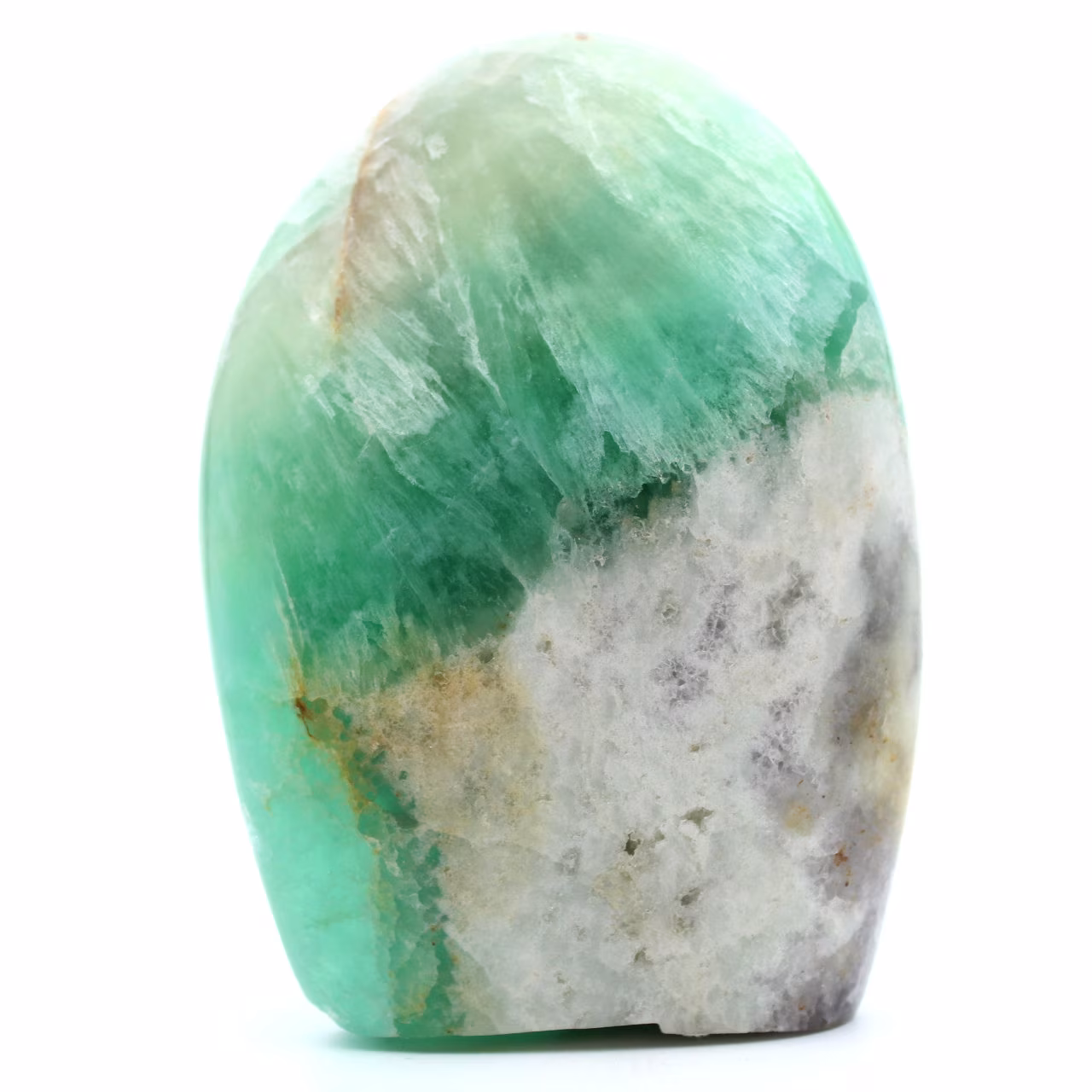 Forma libera di fluorite verde