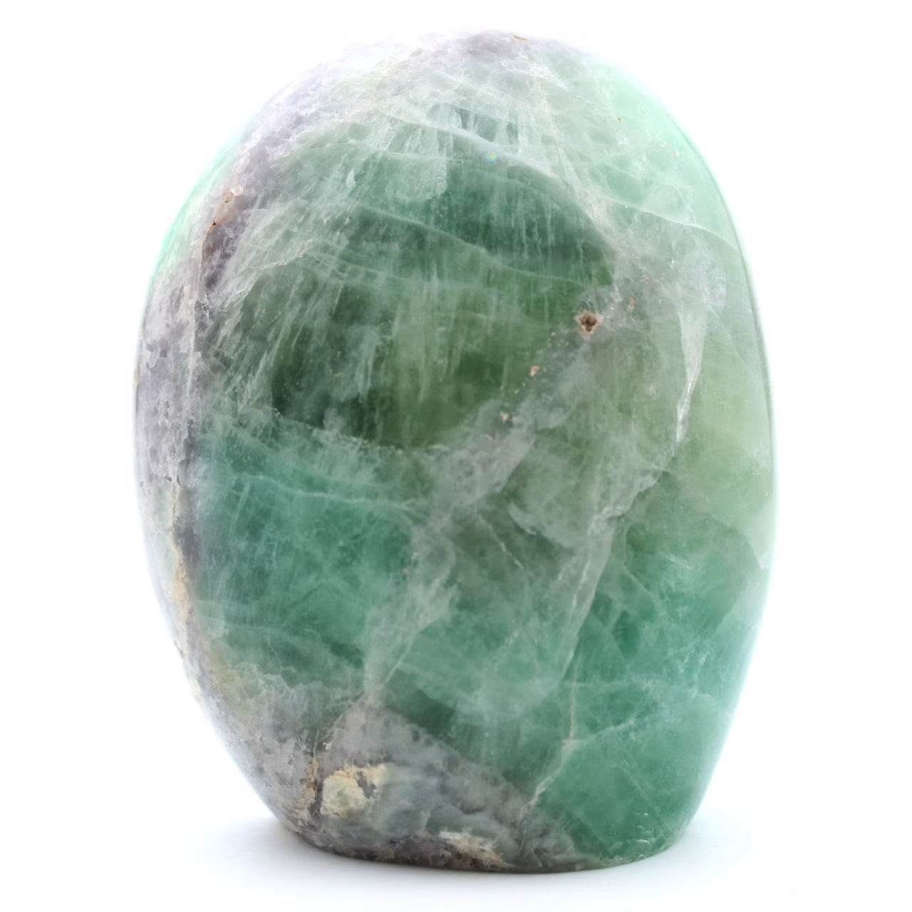 Pietra di fluorite verde a forma libera