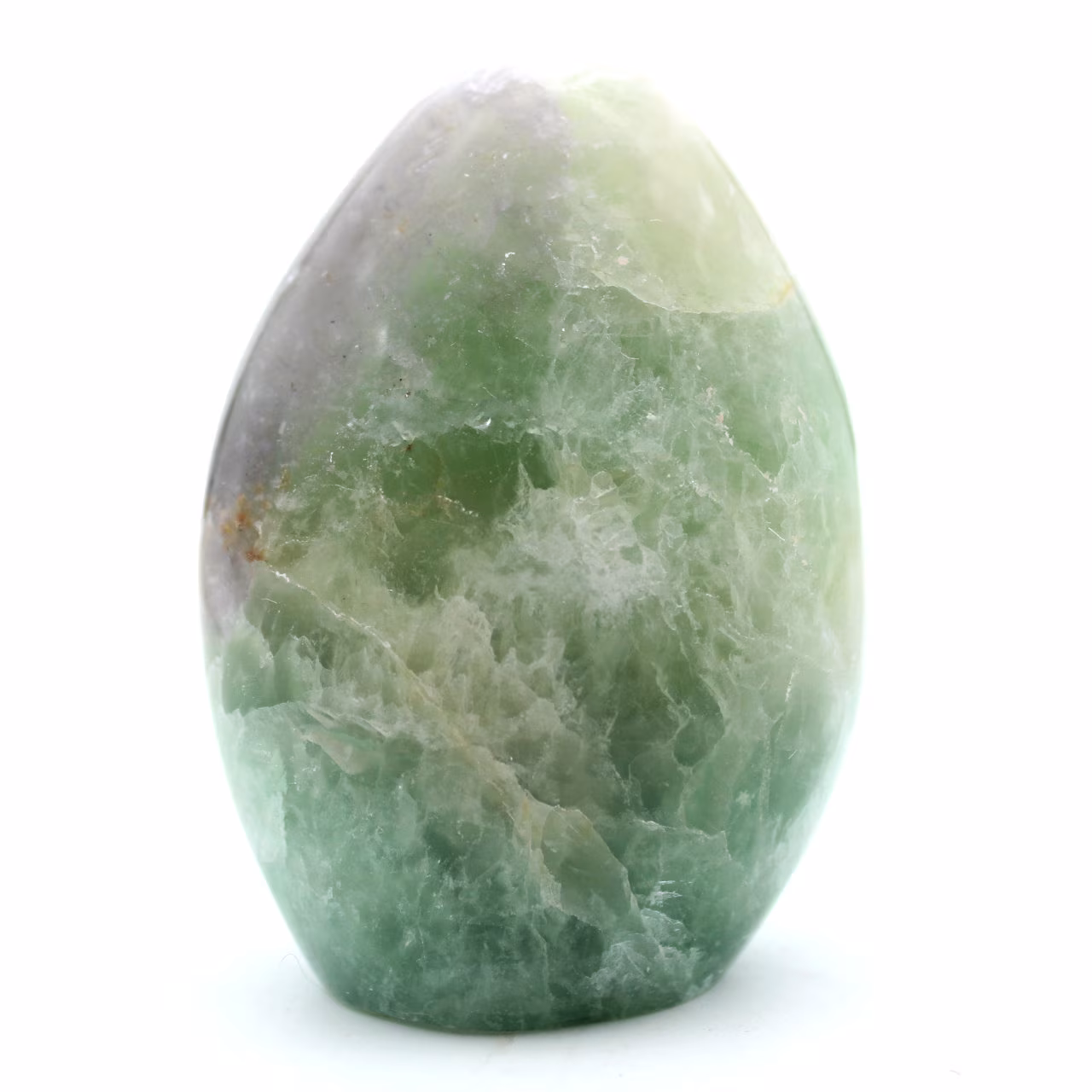 Pietra di fluorite verde a forma libera
