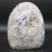 Piedra decorativa con inclusión de turmalina