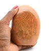 Pietra di luna rosa naturale microline decorativa - 1