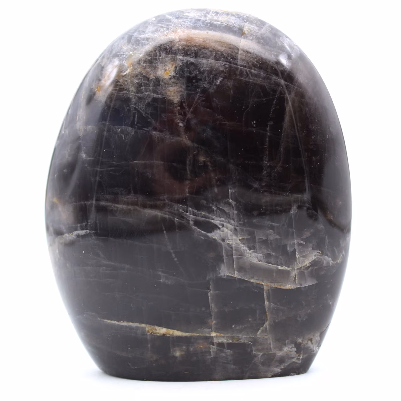 Pietra di luna nera microline naturale
