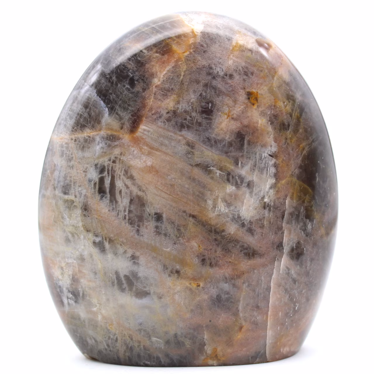 Pietra di luna nera microline naturale