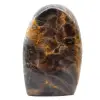 Pietra di luna nera lucida microline naturale - 0