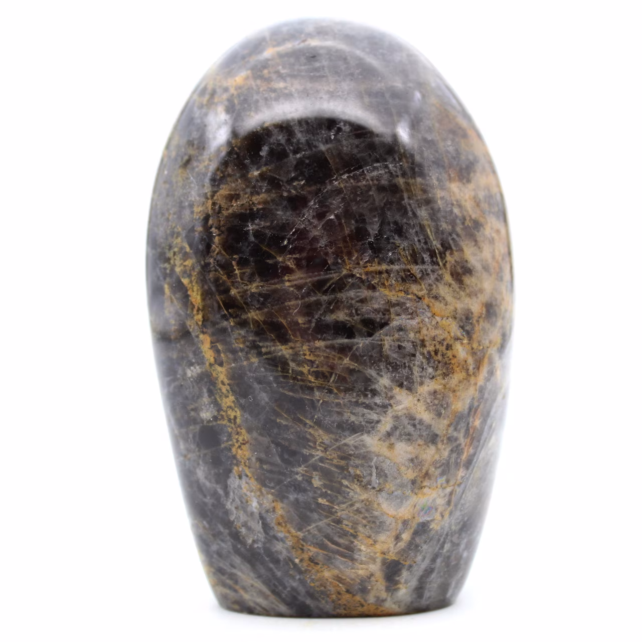 Pietra di luna nera microline naturale