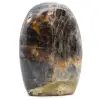 Pietra microlinea di pietra di luna nera a forma libera - 0