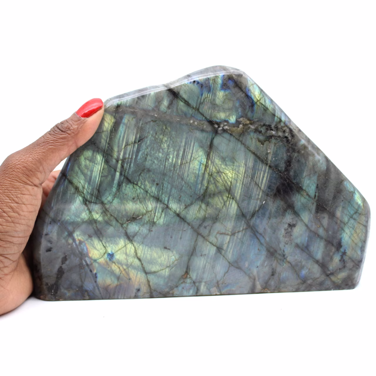 Pietra Labradorite lucidata naturale