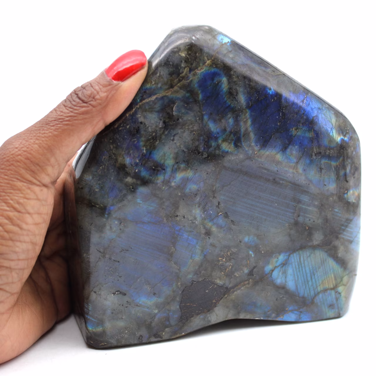 Blocco di Labradorite lucidato naturale lucido