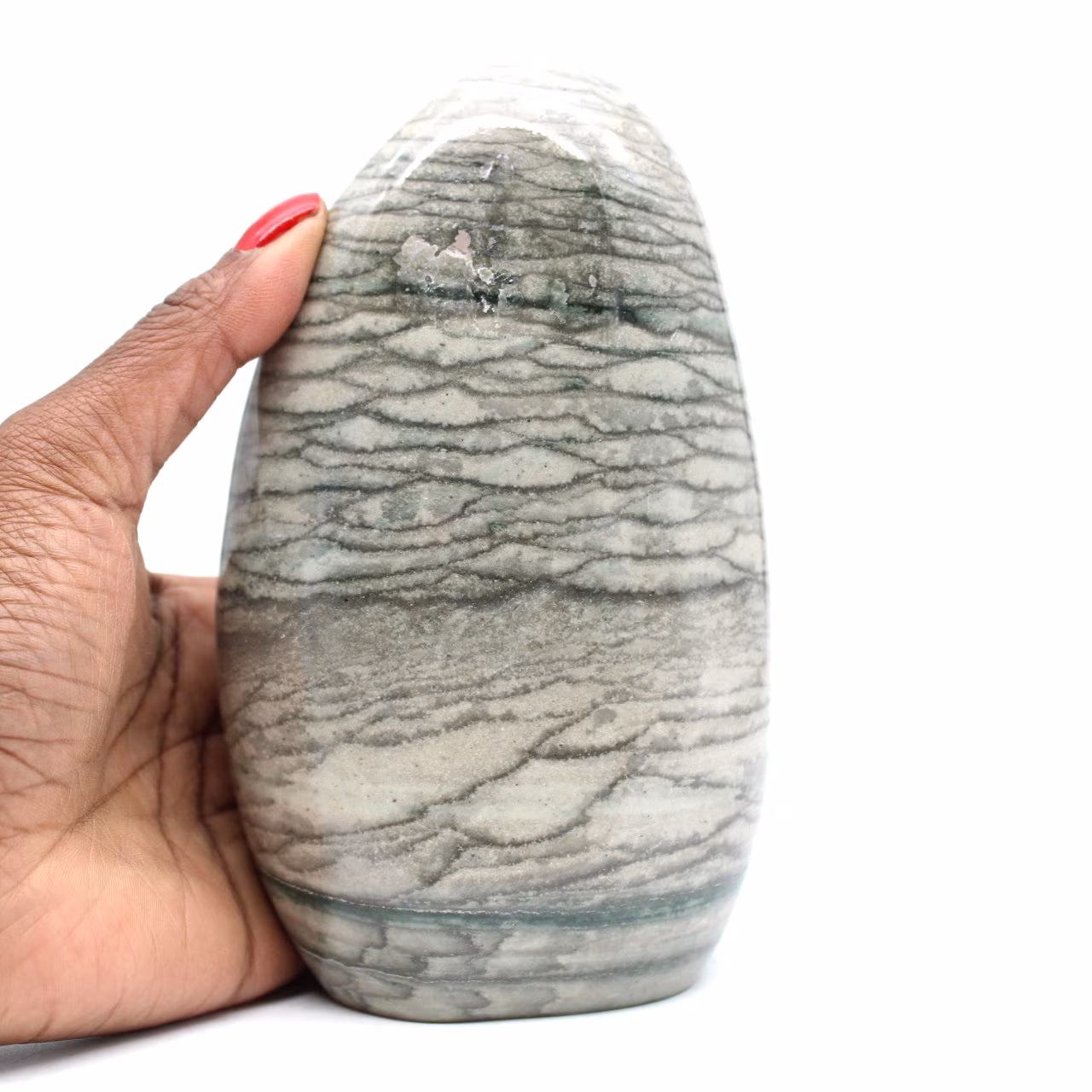 Pietra ornamentale diaspro a fascia grigia del Madagascar