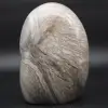 Blocco di diaspro con nastro grigio naturale lucido - 1