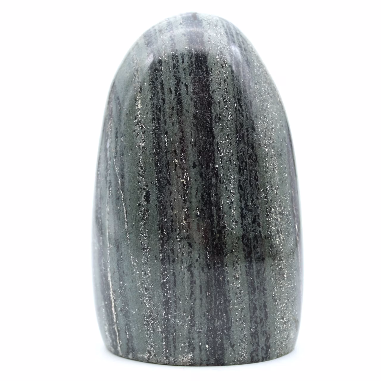 Diaspro verde striato lucido forma