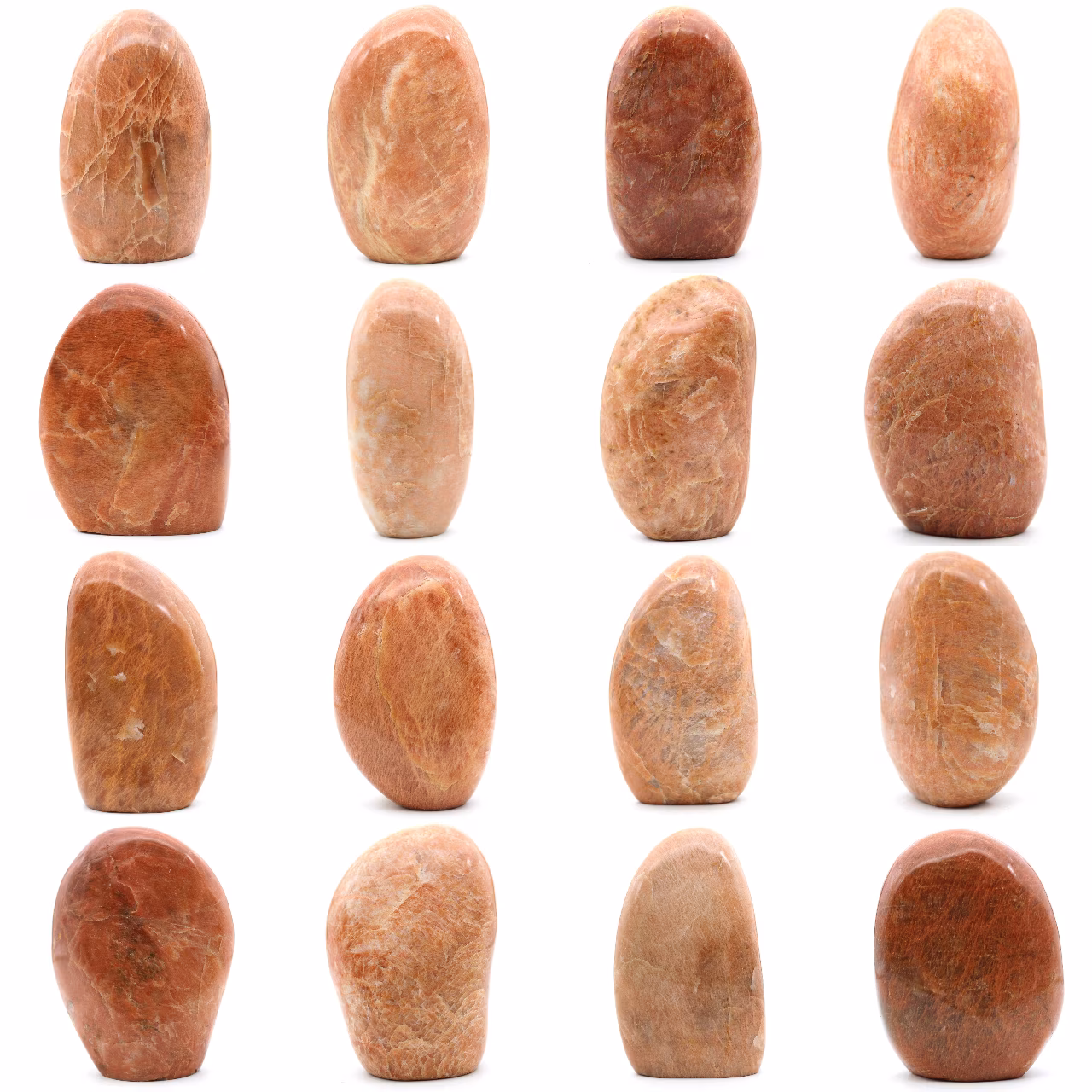 Decorazione pietra di luna rosa microline