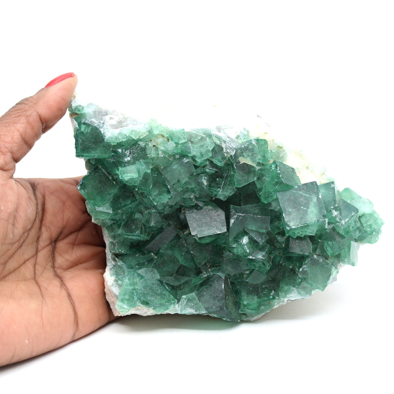 Fluorite del Madagascar in cristalli