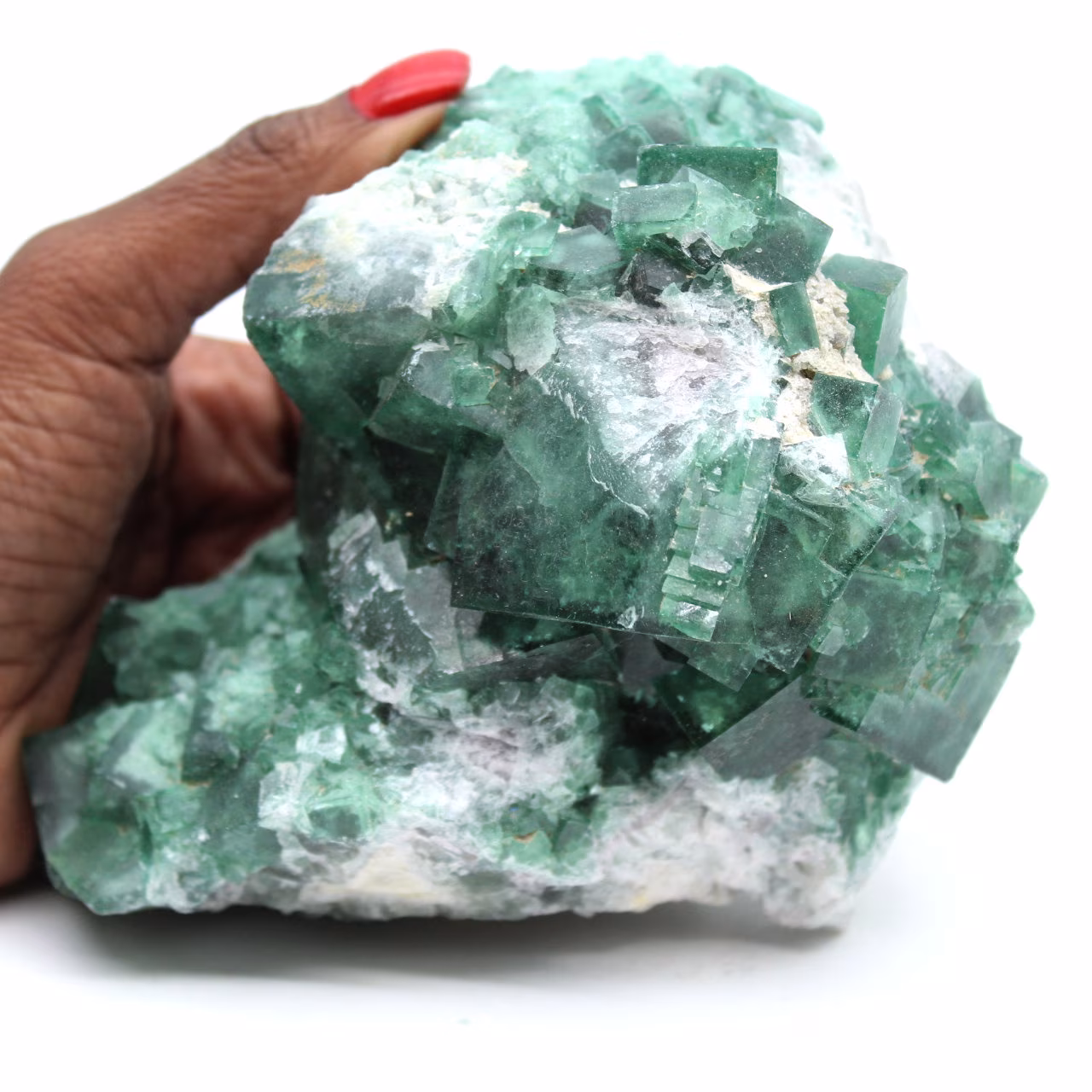 Cristalli cubici naturali di fluorite del Madagascar