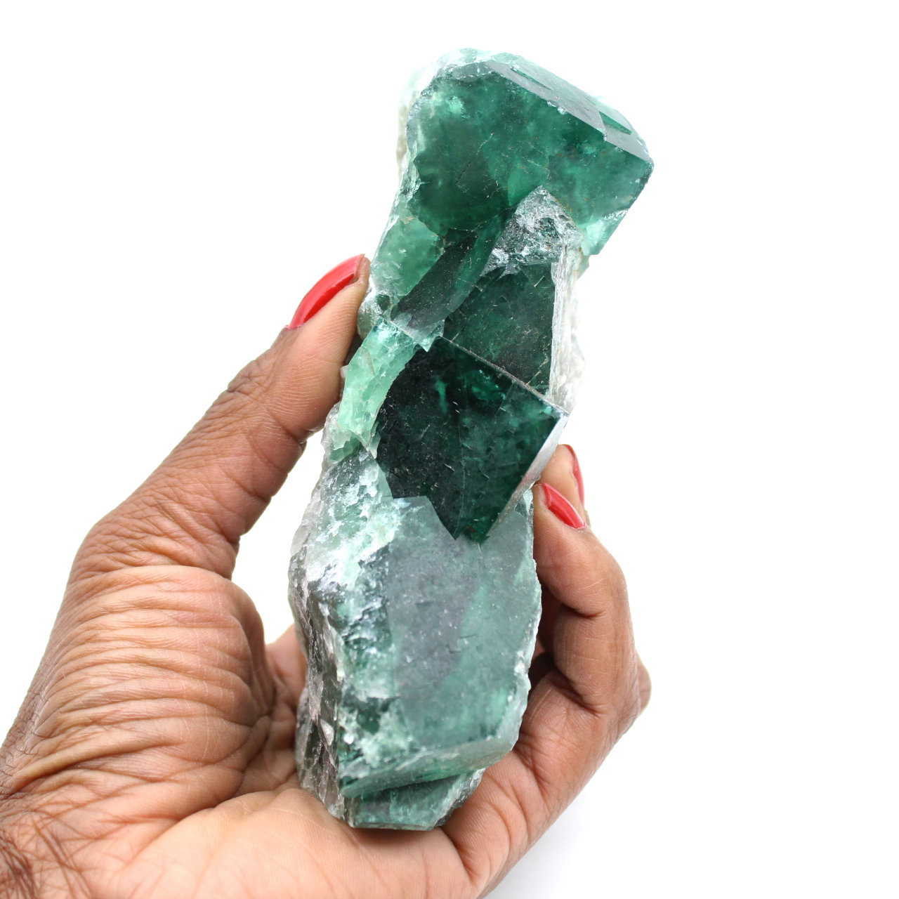 Cristallizzazione cubica di fluorite dal Madagascar