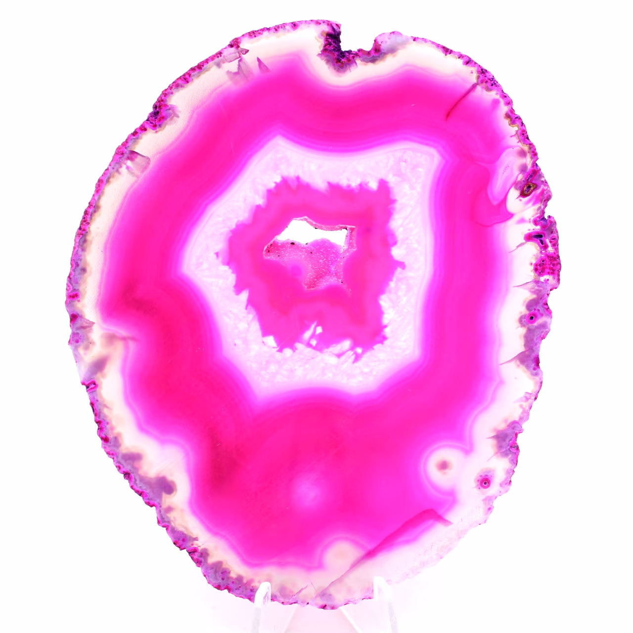 Fetta di agata lucida