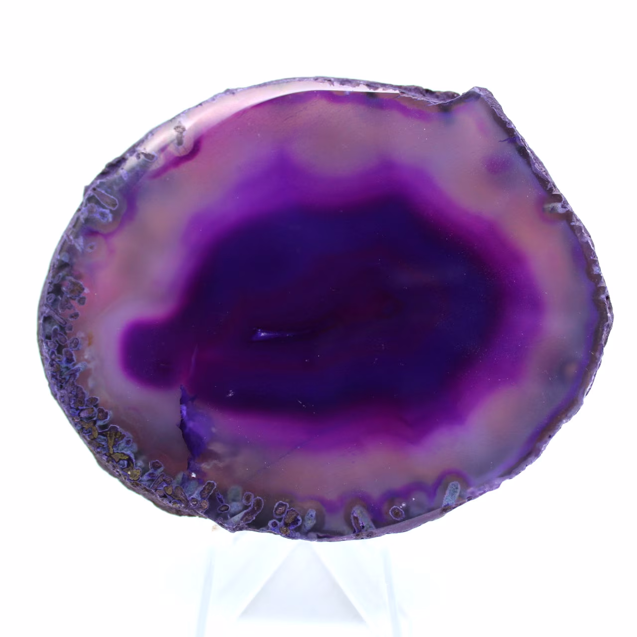 Pietra di agata viola dal Brasile
