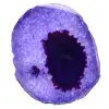 Decoro in agata viola minerale - 0
