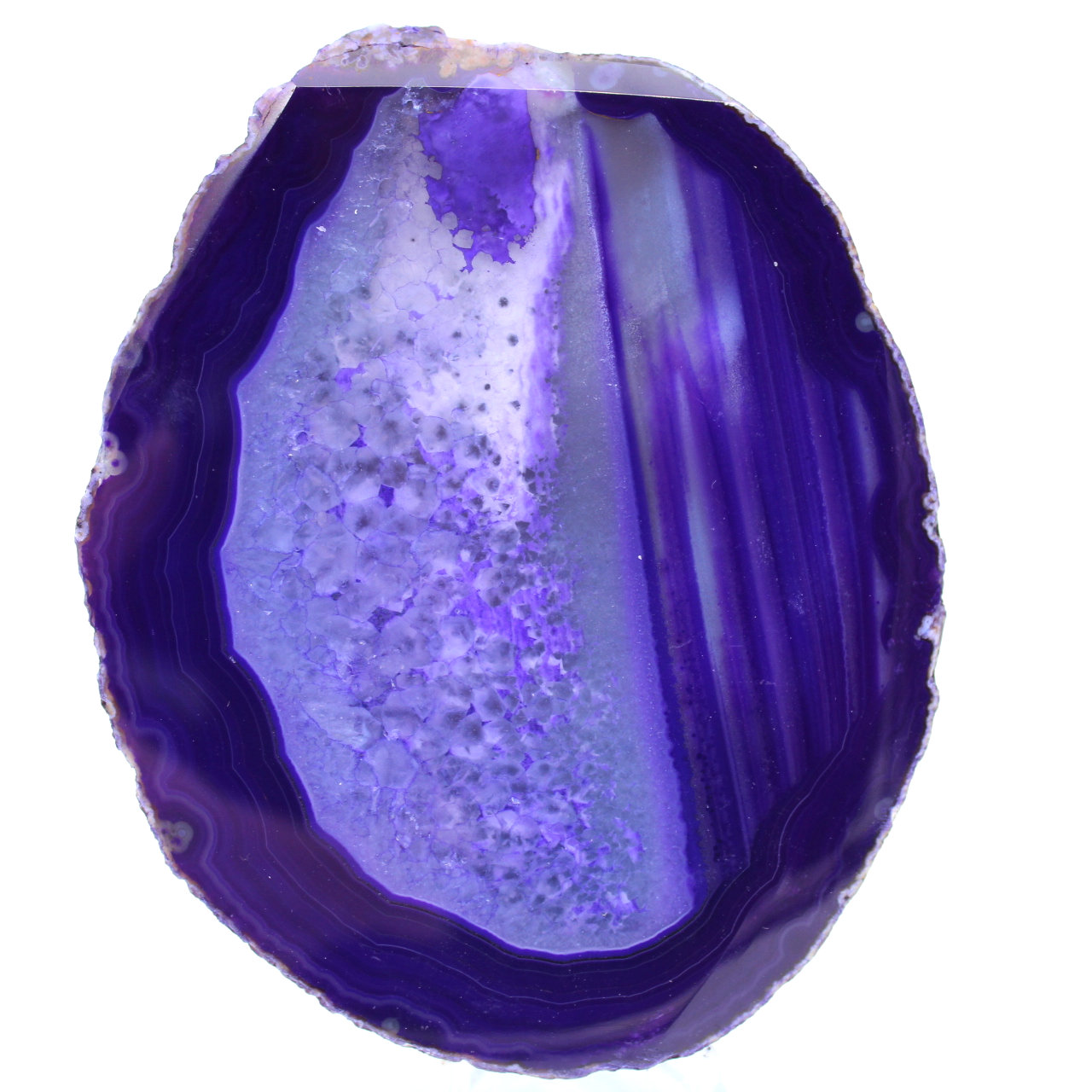 Pietra di agata viola dal Brasile