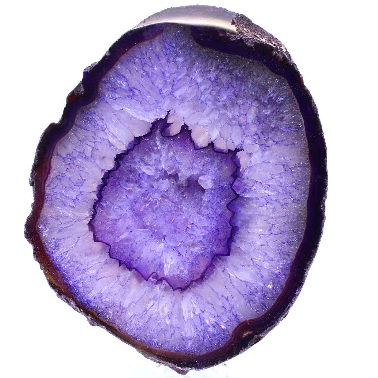 Pietra di agata viola dal Brasile