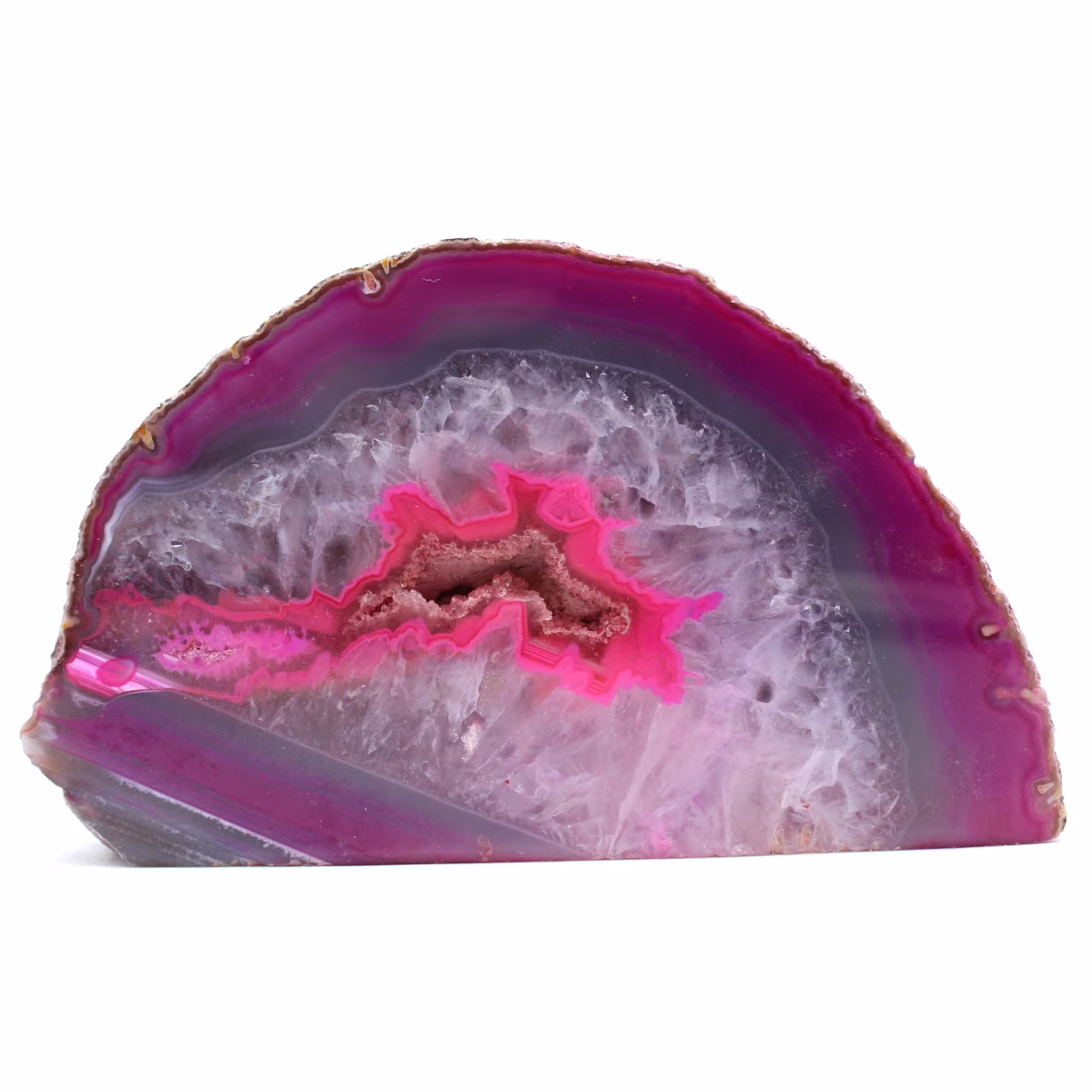 pietra di agata rosa dal Brasile