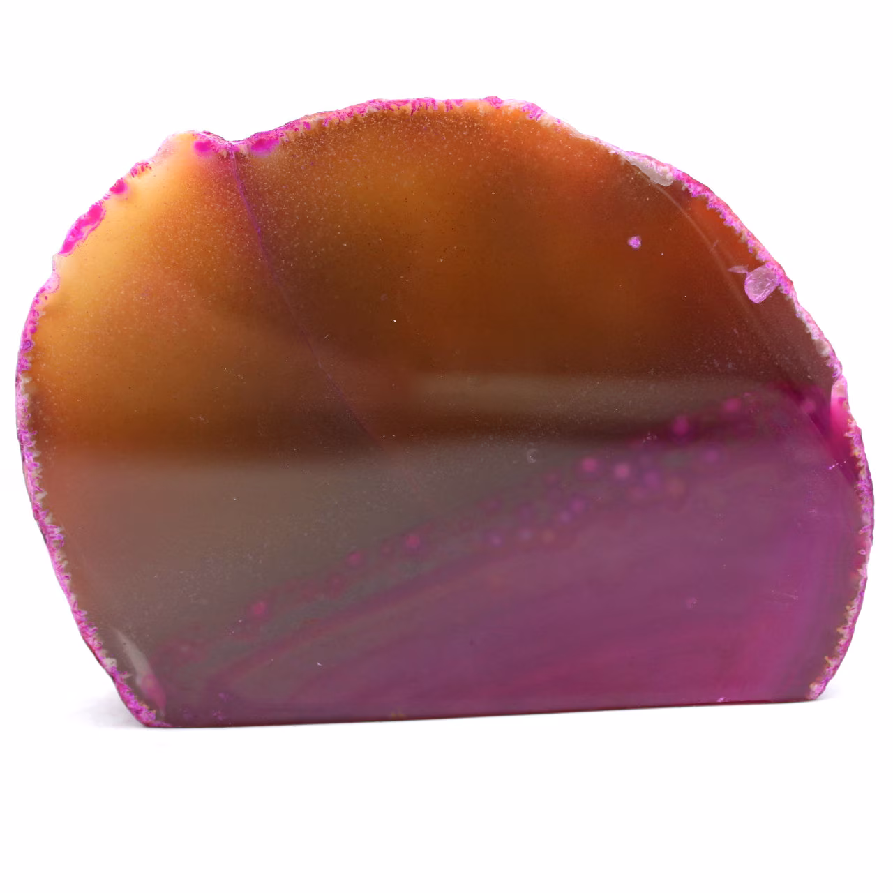Pietra decorativa in agata rosa
