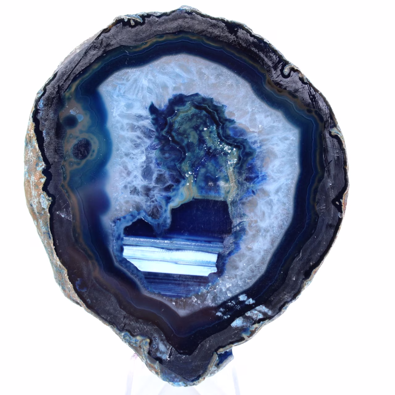 Agata blu brasiliana