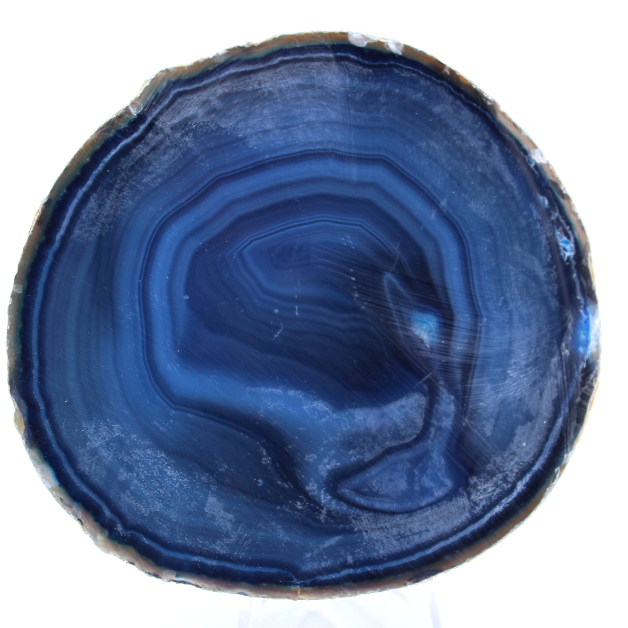 agata blu decorativa