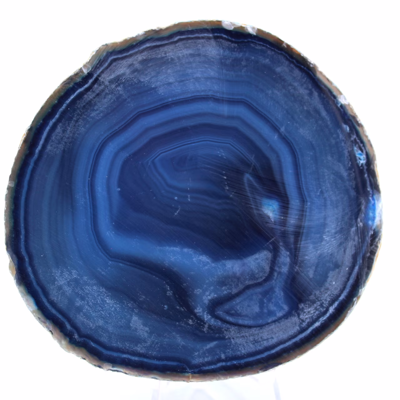 agata blu decorativa