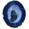 Decoro in agata blu - 0