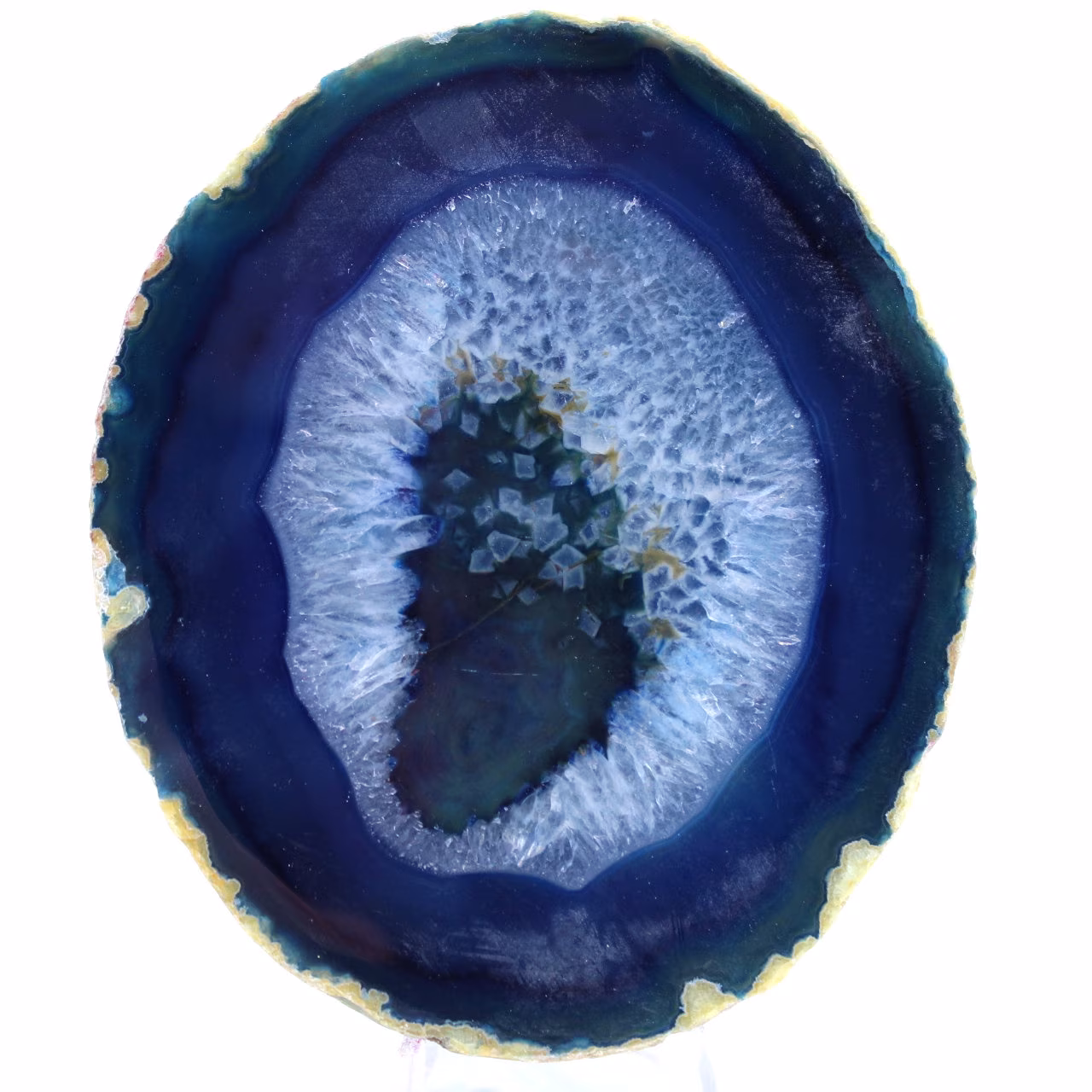 Decoro in agata blu