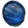 Decoro in agata blu minerale - 0